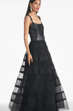 Women Sachin & Babi Gowns-Veruca Gown Black