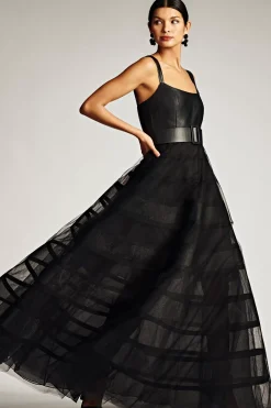 Women Sachin & Babi Gowns-Veruca Gown Black