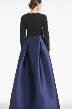 Women Sachin & Babi Gowns-Victoria Gown Black/Navy
