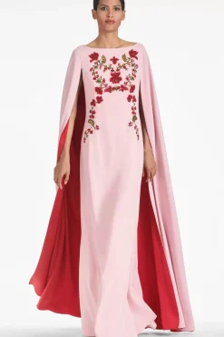 Women Sachin & Babi Gowns-Vittoria Gown Morganite/Ruby
