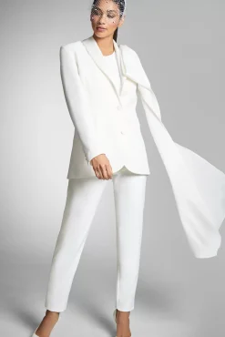 Women Sachin & Babi Jackets-Viveca Blazer Ivory
