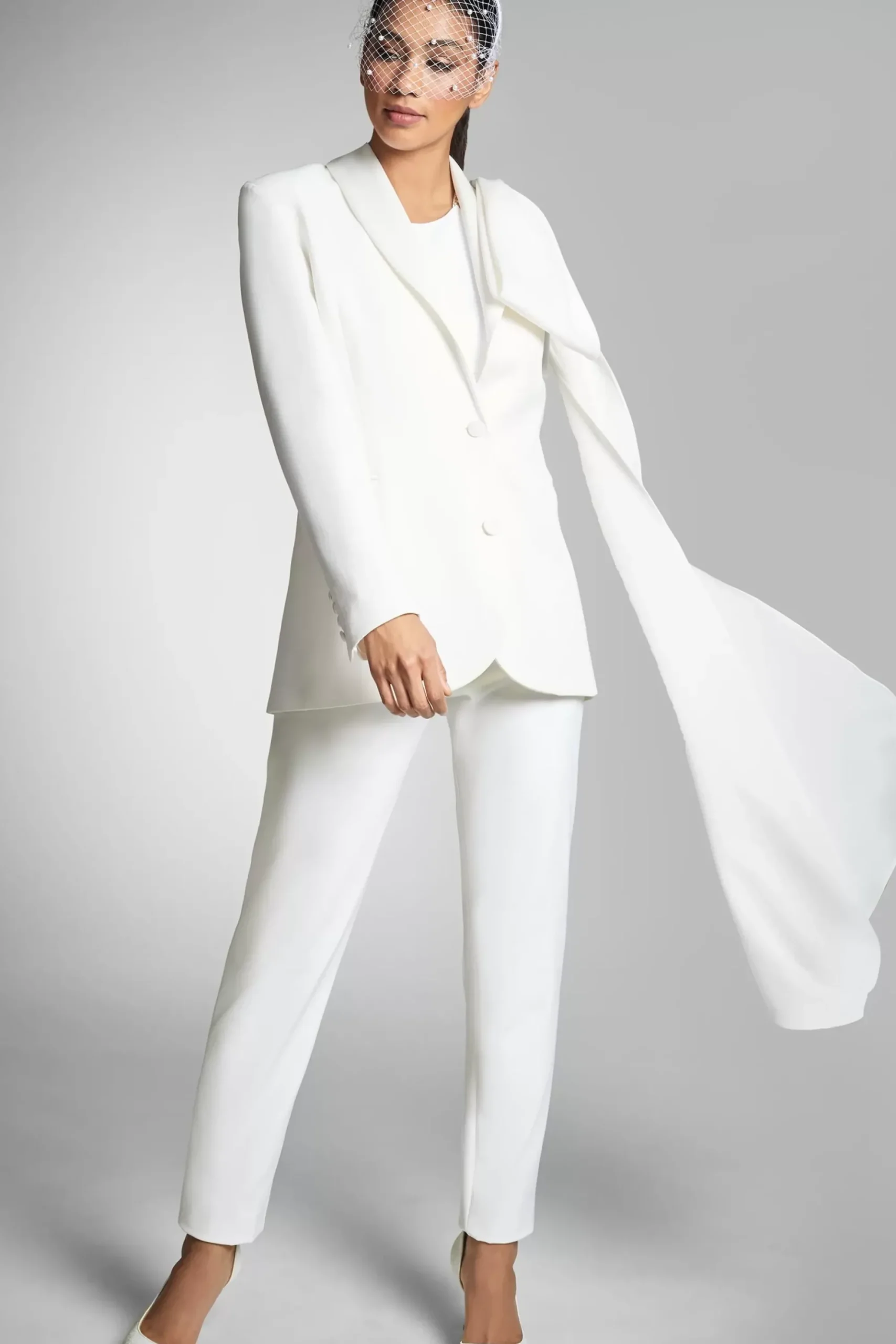 Women Sachin & Babi Jackets-Viveca Blazer Ivory