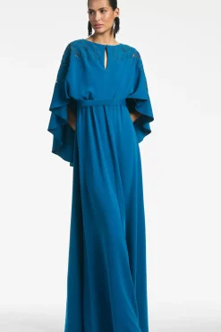 Women Sachin & Babi Gowns-Wren Gown Moroccan Blue