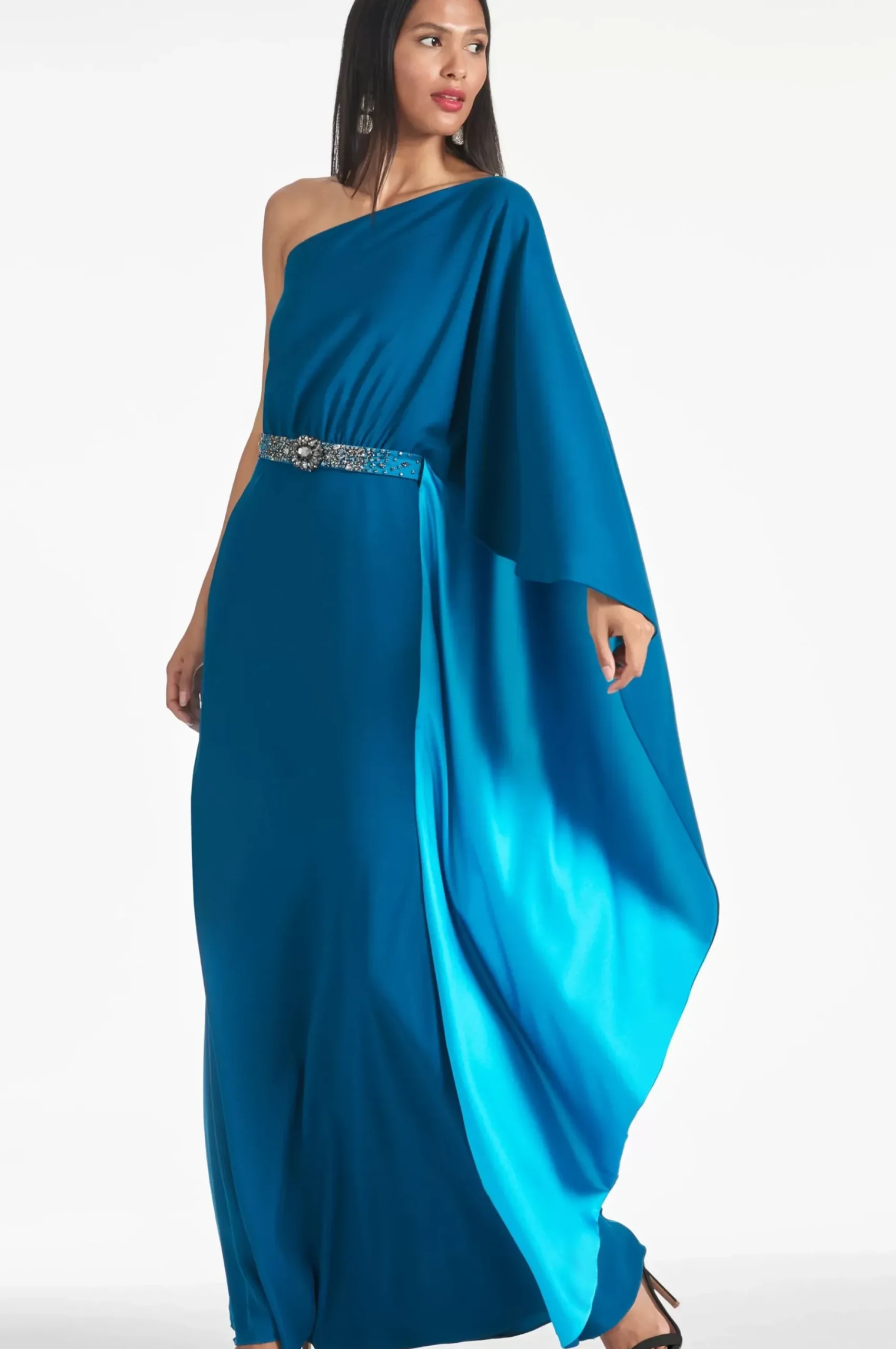 Women Sachin & Babi Gowns-Zahara Gown Topaz/Tourmaline